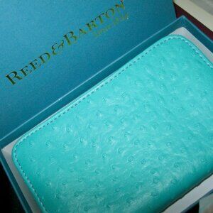 "REED & BARTON LADIES WALLET-NEW NEVER USED-BEAUTIFUL COLORS INSIDE AND OUT"